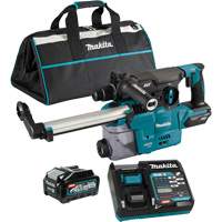 XGT Brushless Cordless SDS-Plus Rotary Hammer with DX10 Dust Extraction Attachment, 40 V, 1-3/16", 3 ft-lbs, 0-840 RPM Absolute Business Supply