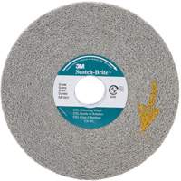 Scotch-Brite EXL Deburring Wheels, 6" x 1", 1" Arbor, Aluminum Oxide Absolute Business Supply