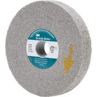 Scotch-Brite EXL Deburring Wheels, 6" x 1", 1" Arbor, Aluminum Oxide Absolute Business Supply