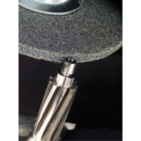 Scotch-Brite EXL Unitized Deburring Wheels, 1" x 1", 3/16" Arbor, 2A Grit, Aluminum Oxide Absolute Business Supply