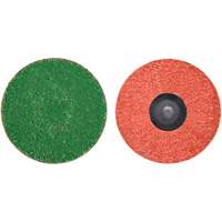 Zirc Plus Quick-Change Cloth Disc, 3" Dia., 120 Grit, Zirconia Alumina Absolute Business Supply