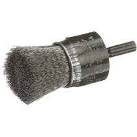Crimped Wire End Brush, 1", 0.006" Fill Absolute Business Supply