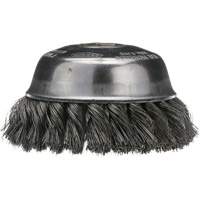 Knotted Cup Brush, 4" Dia. x 5/8"-11 Arbor Absolute Business Supply