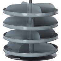 Modules de stockage Rotabin, 60 lb Capacit&eacute; par niveau, 4 Niveau(x), 18-1/2" ha x 17" dia Absolute Business Supply