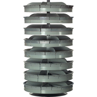 Modules de stockage Rotabin, 500 lb Capacit&eacute; par niveau, 5 Niveau(x), 38" ha x 28" dia Absolute Business Supply