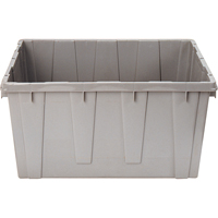 Nesting Container, 21.1" W x 17.7" D x 12" H, Grey Absolute Business Supply