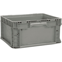 Syst&egrave;me de contenants d'exp&eacute;dition 4845 de StakPak Plus, 7-2/5" la x 12" p x 5" h, Gris Absolute Business Supply