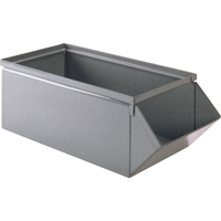 Steel Bin, 100 lbs. Cap., 15" W x 24" D x 11" H, Blue Absolute Business Supply