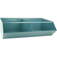 Sectional Bin Units, 100 lbs. Cap., 37" W x 24" D x 11" H, Blue Absolute Business Supply
