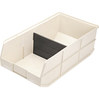 1800 Series Akro-Bin, 11" W x 7" H x 20-1/2" D, Beige Absolute Business Supply