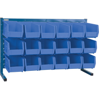 Rayonnage &agrave; persienne avec bacs, 18 bacs, 8-1/4" la x 36" p x 22" h Absolute Business Supply