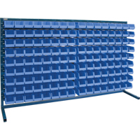 Rayonnage &agrave; persienne avec bacs, 144 bacs, 72" la x 15" p x 40" h Absolute Business Supply