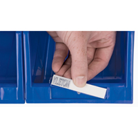 Bac empilable & &agrave; suspendre, 4-13/16" la, 3-3/16" h x 7-1/8" p, Bleu Absolute Business Supply
