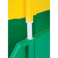 Bac empilable & &agrave; suspendre, 5-7/8" la, 4-11/16" h x 9-13/16" p, Jaune Absolute Business Supply