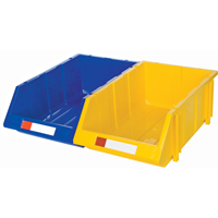 Bac empilable & &agrave; suspendre, 11-13/16" la, 7" h x 17-11/16" p, Jaune Absolute Business Supply