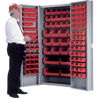 Armoire &agrave; combinaison avec porte creuse, 38" la x 24" p x 72" h, 36 tablettes Absolute Business Supply