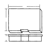 Compartment Case, Plastic, 15-1/2" W x 11-3/4" D x 2-1/2" H, Grey Absolute Business Supply