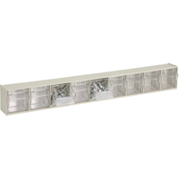 Tip-Out Bins Modular Storage System, 23-5/8" W x 2-1/2" D x 3-1/8" H, 9 Drawers Absolute Business Supply