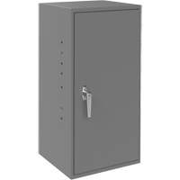 Utility Cabinet, Steel, 2 Shelves, 30" H x 13-3/4" W x 12-3/4" D, Grey Absolute Business Supply