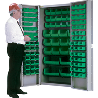 Armoire &agrave; combinaison avec porte creuse, 38" la x 24" p x 72" h, 36 tablettes Absolute Business Supply