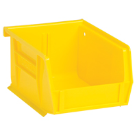 Bacs ultra empilable & suspendable, 4-1/8" la, 3" h x 5-3/8" p, Jaune Absolute Business Supply