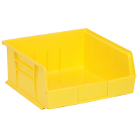 Ultra Stack & Hang Bin, 11" W x 5" H x 10-7/8" D, Yellow Absolute Business Supply