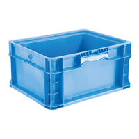 Syst&egrave;me de contenants d'exp&eacute;dition 4845 de StakPak Plus, 15" la x 12" p x 7,5" h, Bleu royal Absolute Business Supply