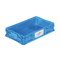 Syst&egrave;me de contenants d'exp&eacute;dition 4845 de StakPak Plus, 15" la x 24" p x 5" h, Bleu royal Absolute Business Supply