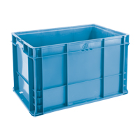 Syst&egrave;me de contenants d'exp&eacute;dition 4845 de StakPak Plus, 15" la x 24" p x 14,5" h, Bleu royal Absolute Business Supply