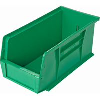 Bacs ultra empilable & suspendable, 5-1/2" la, 5" h x 10-7/8" p, Vert Absolute Business Supply