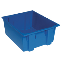 Contenants Stack & Nest, 10" x 23,5" x 19,5", Bleu Absolute Business Supply