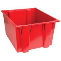 Contenants Stack & Nest, 13" x 23,5" x 19,5", Rouge Absolute Business Supply