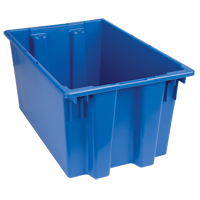Contenants Stack & Nest, 12" x 23,5" x 15,5", Bleu Absolute Business Supply
