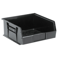 Ultra Stack & Hang Bin, 11" W x 5" H x 10-7/8" D, Black Absolute Business Supply