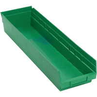 Bacs pour tablette, 6-5/8" la x 4" H x 23-5/8" p, Vert, Capacit&eacute; 50 lb Absolute Business Supply