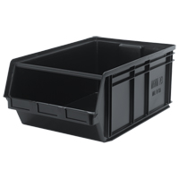 MAGNUM Bin, 11-7/8" H x 18-3/8" W x 29" D, 150 lbs. Capacity, Black Absolute Business Supply