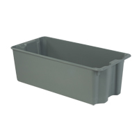 Contenants Stack-N-Nest de Plexton, 20,1" la x 42,5" p x 14,1" h, Gris Absolute Business Supply
