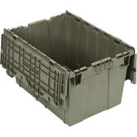 Attached Top Container, 12.75" x 19.25" x 15.25", Green Absolute Business Supply