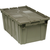 Box Transfer with Lid, 12.5" x 16.5625" x 27.3125", Grey Absolute Business Supply
