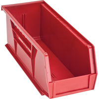 Ultra Stack & Hang Bin, 4-1/8" W x 4" H x 10-7/8" D, Red Absolute Business Supply