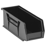 Ultra Stack & Hang Bin, 4-1/8" W x 4" H x 10-7/8" D, Black Absolute Business Supply