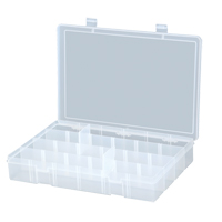 Compact Compartment Cases, 13.125" W x 2.3125" D x 9" H, 24 Compartments Absolute Business Supply