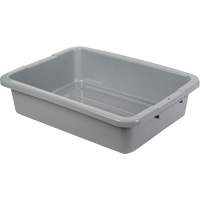 Bus/Utility Boxes - Grey, 5" H x 15" D x 20" L, Plastic, Grey Absolute Business Supply