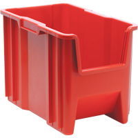 Giant Stacking Containers, 10.875" W x 17.5" D x 12.5" H, Red Absolute Business Supply