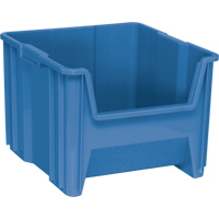 Giant Stacking Containers, 16.5" W x 17.5" D x 12.5" H, Blue Absolute Business Supply