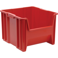 Giant Stacking Containers, 16.5" W x 17.5" D x 12.5" H, Red Absolute Business Supply