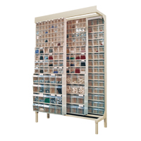 Syst&egrave;me de stockage &agrave; glissi&egrave;re &agrave; bacs basculants autonome, 48" la x 18" p x 77" h, 112 tiroirs Absolute Business Supply