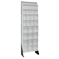 Tip-Out Bins Stand, 23-5/8" W x 8" D x 75" H, 36 Drawers Absolute Business Supply