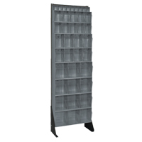Tip-Out Bins Stand, 23-5/8" W x 8" D x 75" H, 36 Drawers Absolute Business Supply