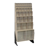 Tip-Out Bins Stand, 23-5/8" W x 8" D x 52" H, 38 Drawers Absolute Business Supply